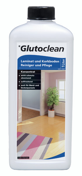 Glutoclean Laminat- und Korkboden-Reiniger und -Pflege 1L