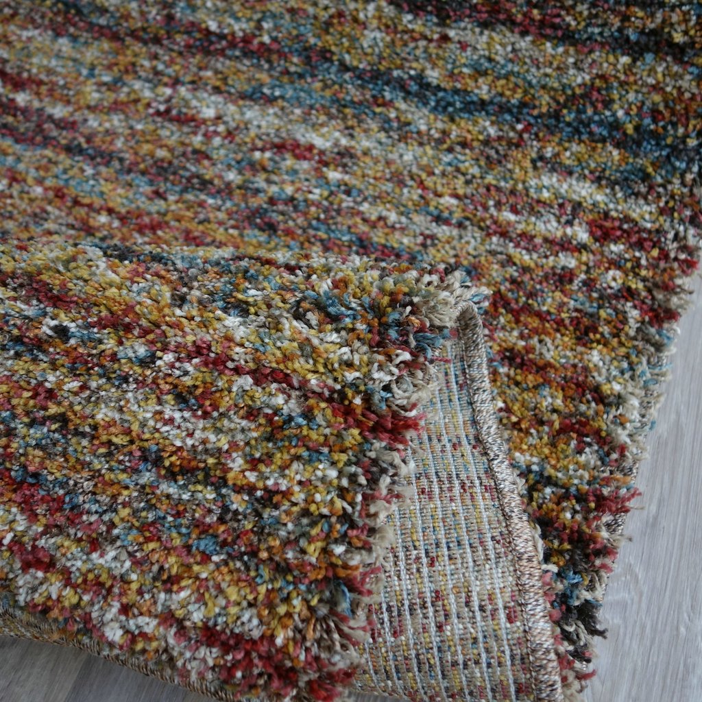 Jumbo Teppich Läufer MEHARI Multicolor MC 100 cm breit gewebt NEU 