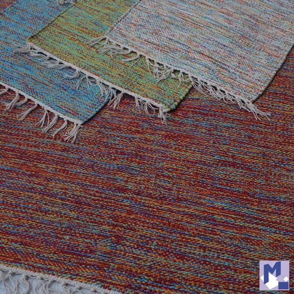 Baumwoll Handweb Teppich HAPPY Color