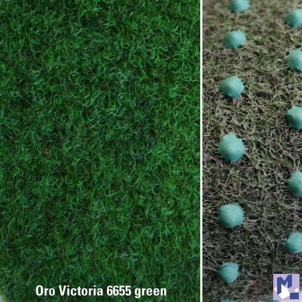 Kunstrasen VICTORIA grün  mit Noppen 200 cm breit