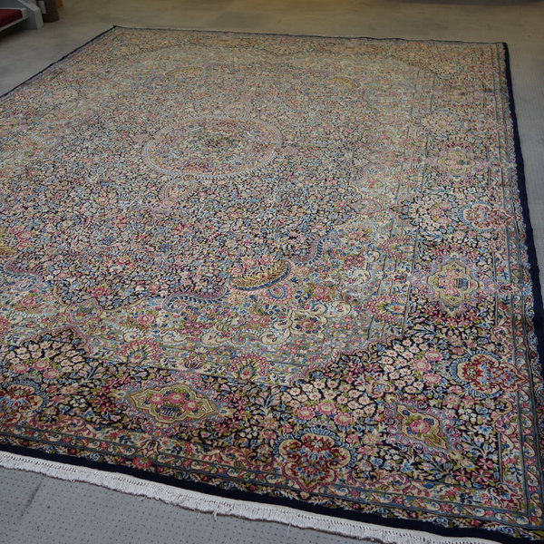 Teppich Persischer Kerman Rawar 310x410 handgeknüpft Wolle